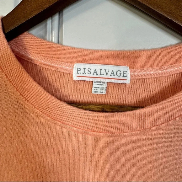 NWT‎ PJ Salvage Fuzzy Sweatshirt - Hello Bubbles Goodbye Troubles size XS - Picture 3 of 11